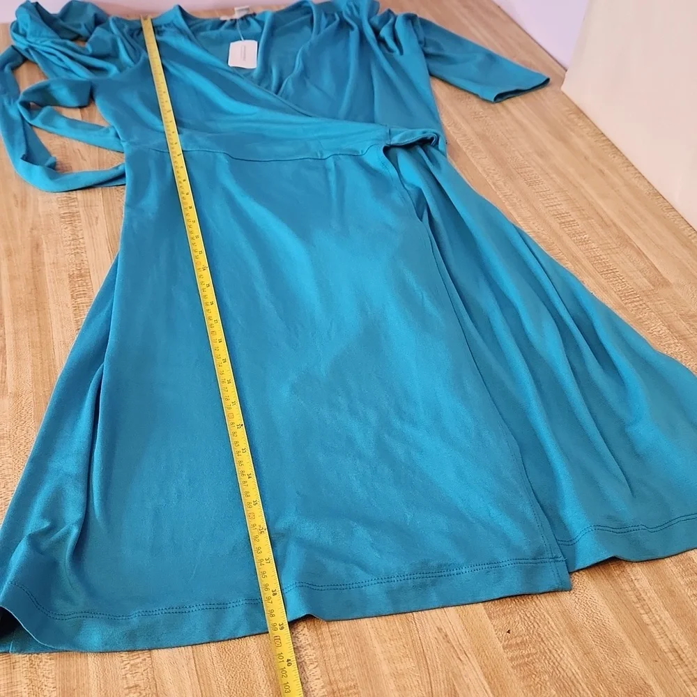 BANANA REPUBLIC Tie Front Belt Gemma True Wrap Silhouette Dress, size S